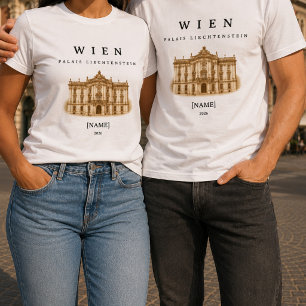 T-shirt Vienne Palais Liechtenstein Nom & Année