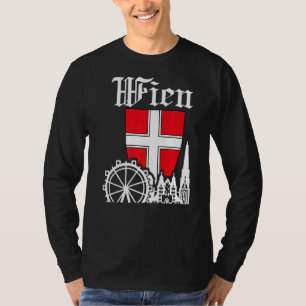 T-shirt Vienne Skyline Autriche Ferris Wheel Prater Stepha