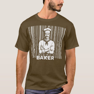 T-shirt Viennoiseries de biscuits - Bak à code barre