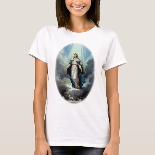 T-shirt Vierge Marie béni - mère de Dieu (Devant)
