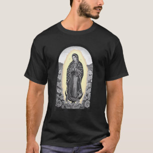 T-shirt Vierge Marie correspondant Basket quantique Basket