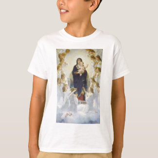 T-shirt Vierge Marie et Jésus aux anges