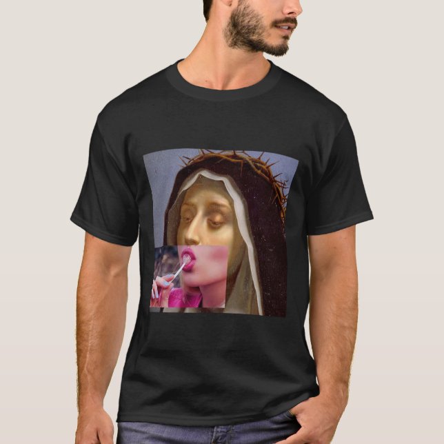 T-shirt Vierge Marie humeur Pulp2562png2562 (Devant)