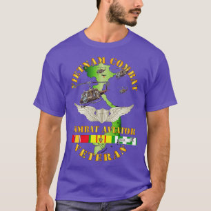 T-shirt Vietnam Combat AVN Vet Combat Aviateur avec SVC