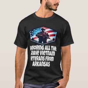 T-shirt Vietnam vétéran de la guerre Le courageux vétéran