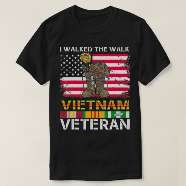 T-shirt Vietnam Vétéran Vétéran (Design devant)