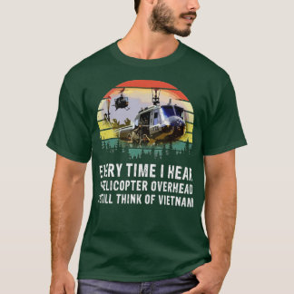 T-shirt Vietnam Vétérinaire Chaque fois que j'entends un h