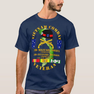 T-shirt Vietnam Vétérinaire de combat w 23e compagnie de p