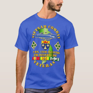 T-shirt Vietnam Vétérinaire de l'infanterie de combat avec