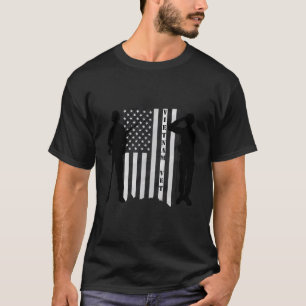 T-shirt Vietnam Vétérinaire-Vietnam Vet noir blanc drapeau