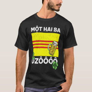 T-shirt Vietnam Viet St Patricks Day Mot Hai Ba Dzo Cheer
