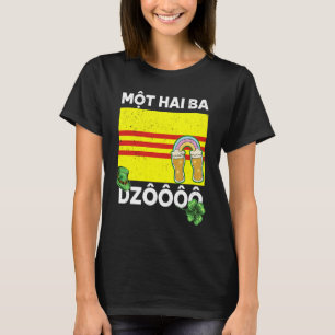 T-shirt Vietnam Viet St Patricks Day Mot Hai Ba Dzo Cheer