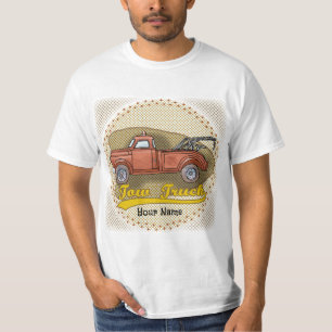 T-shirt Vieux camion-remorque