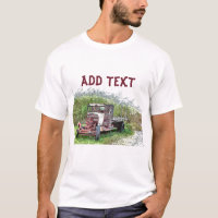 Vieux Camion Rusty, Plus Âgé Que La Chemise