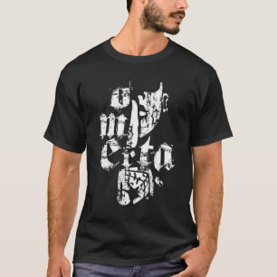 T-shirt Vieux de l'école Gentleman Restez silencieux Code 