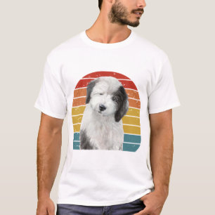 T-shirt Vieux Dons-Chiens Anglais Pour Chien Vintage Dulux