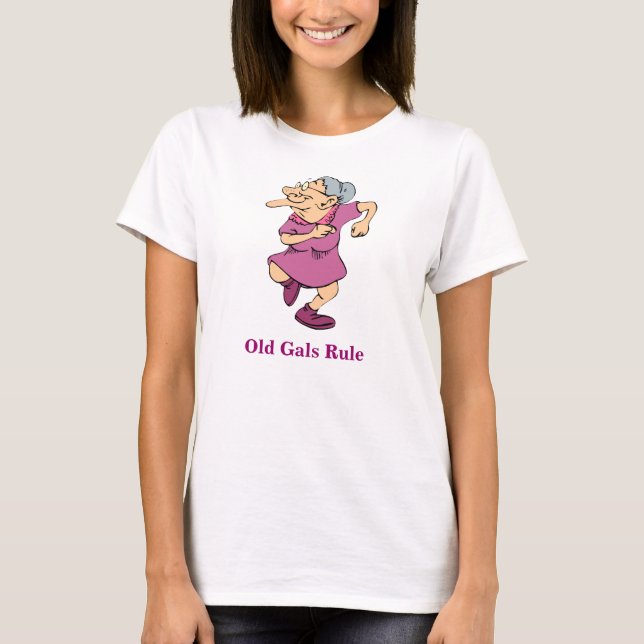 T-shirt VIEUX gallons de RÈGLE de chemise drôle de (Devant)