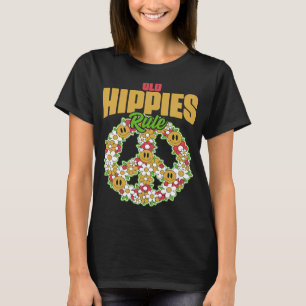 T-shirt Vieux hippies Costume rétro Vintage Hippy tourneso