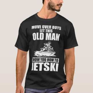 T-shirt Vieux Homme Comment Jetski Cool Funny Jet-ski Jet