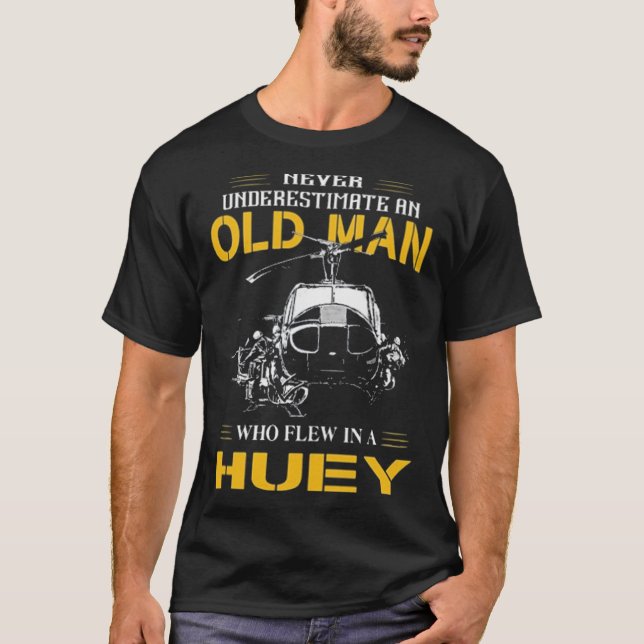 T-shirt Vieux Homme qui a volé Huey (Devant)