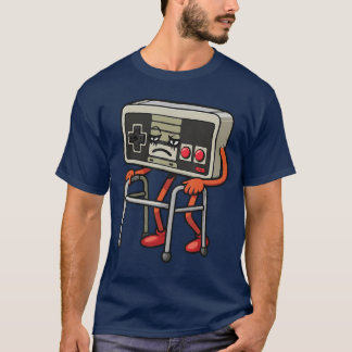T-shirt Vieux joueur drôle de jeux vidéo rétro 80s 90s Ol