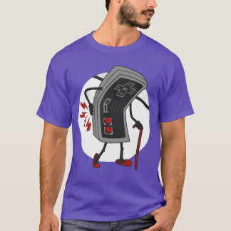 T-shirt Vieux joueur drôle de jeux vidéo rétro 80s 90s Ol