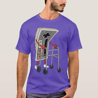 T-shirt Vieux joueur drôle de jeux vidéo rétro 80s 90s Ol