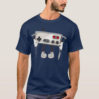 T-shirt Vieux joueur drôle de jeux vidéo rétro des années 