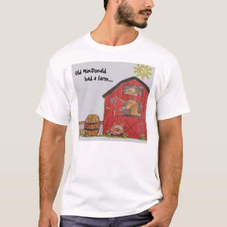 T-shirt Vieux MacDonald a eu une ferme