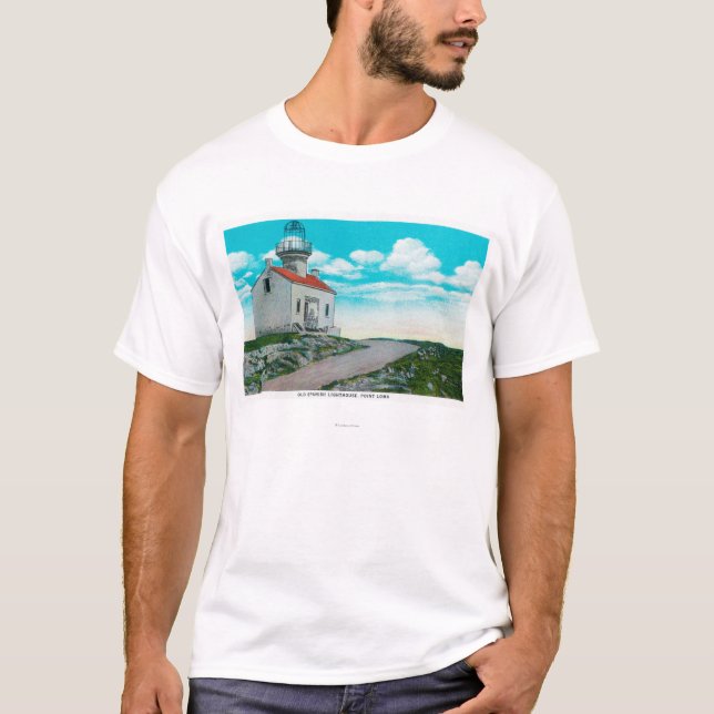T-shirt Vieux phare espagnol au Point Loma (Devant)