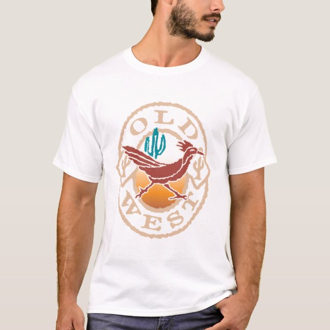 T-shirt Vieux Roadrunner occidental (Devant)