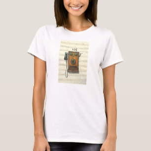 T-shirt vieux téléphone