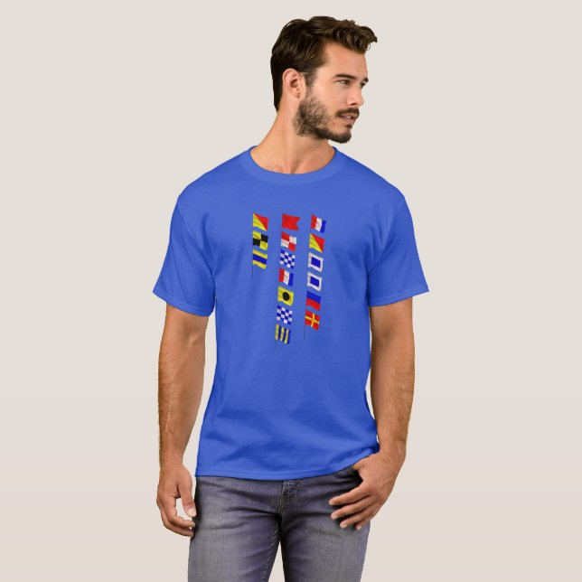 T-shirt Vieux Tosser donnant un petit coup (Devant entier)