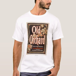 T-shirt Vieux verger un jeu d'affiche de la vie de la