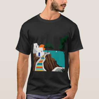 T-shirt View of a Greek island boy