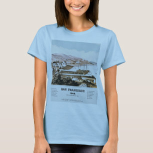 T-shirt View Of San Francisco, 1849