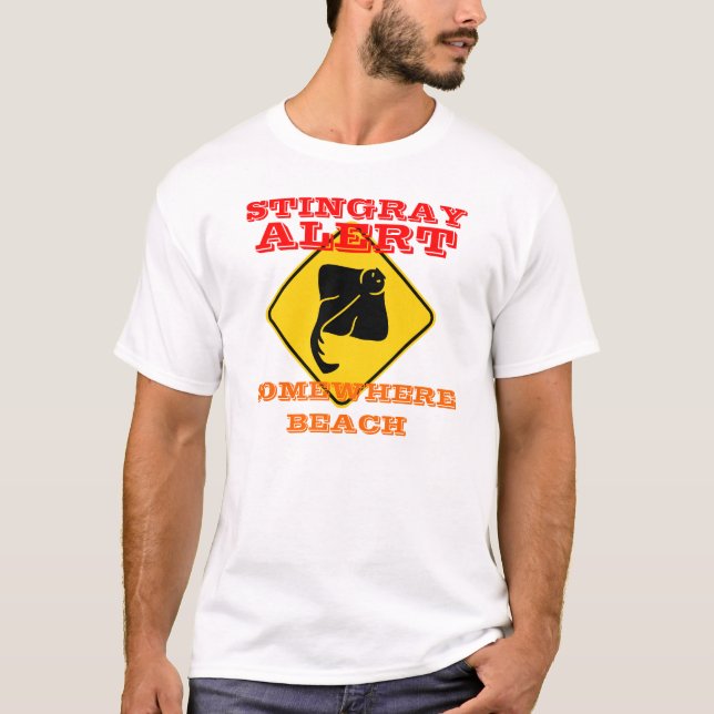 T-shirt vigilant de pastenague (Devant)