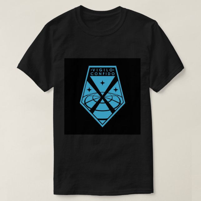 T-shirt Vigilo Confido XCOM Logo Lance Oreiller (Design devant)