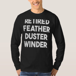 T-shirt Vignette en plumes à la retraite
