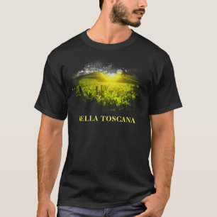 T-shirt ~* Vignoble Grape Toscane Coucher de soleil Italie