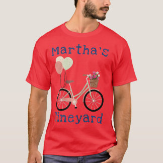 T-shirt Vignoble Marthas Cape Cod Vacances été Vélo
