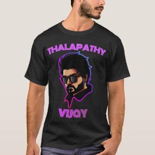 T-shirt vijay de la thalapathie principale illustration Tr