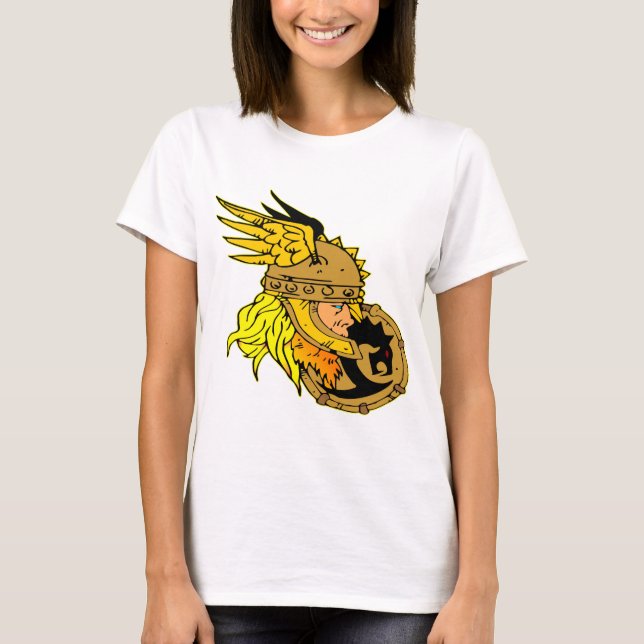 T-shirt Viking avec le Thor le Valhöll d'Asgard Odin de (Devant)