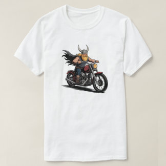 T-shirt Viking Biker Motorcycle Rider Cool Graphic