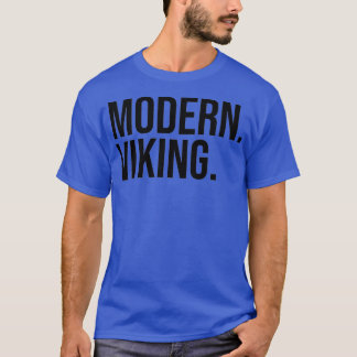 T-shirt Viking moderne texte noir