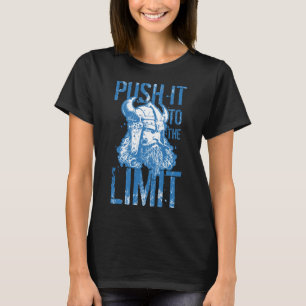 T-shirt Viking Pousse-Le À La Limite De L'Exercice Odin Va