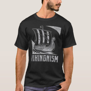 T-shirt Vikingnisme Viking Guerrier Pagan Scandinave Norse