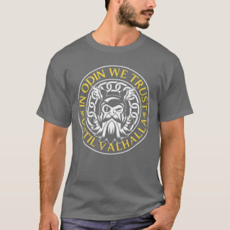 T-shirt Vikings Dieu Père Dieu drôle