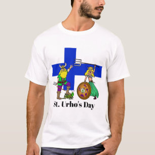 T-shirt Vikings pour hommes et femmes St. Urho's Day T-Shi