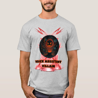 T-shirt Vilain de l'assistant vocal